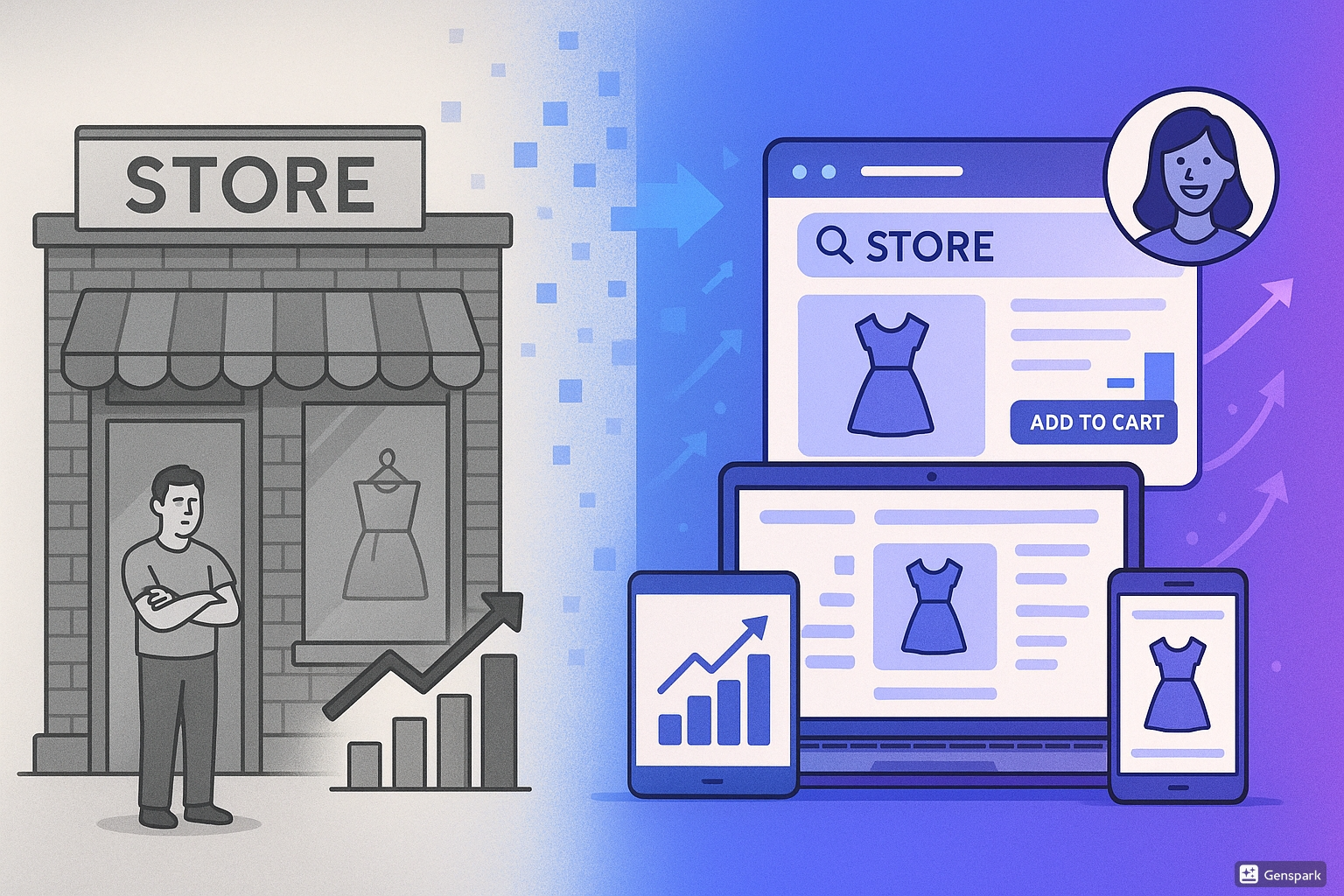 Crescimento de negócios online